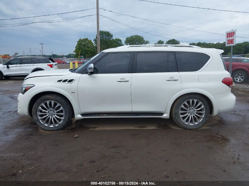 2016 Infiniti Qx80 Limited VIN: JN8AZ2NC5G9401983 Lot: 40102758