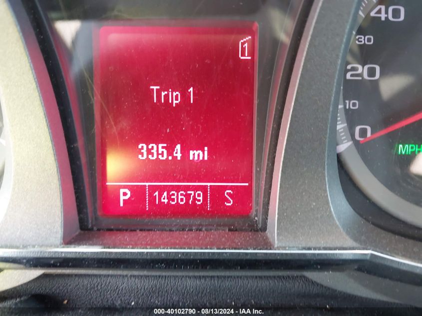 2010 GMC Terrain Sle-1 VIN: 2CTFLCEW2A6378642 Lot: 40102790