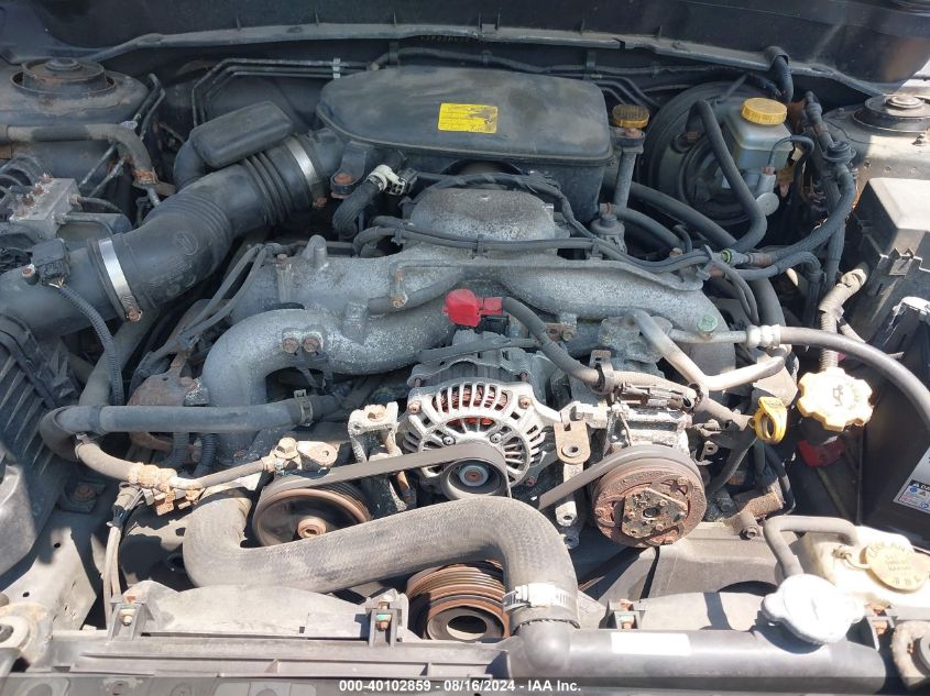 2010 Subaru Forester 2.5X VIN: JF2SH6BC1AG771203 Lot: 40102859