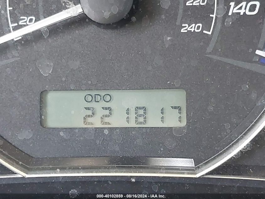 2010 Subaru Forester 2.5X VIN: JF2SH6BC1AG771203 Lot: 40102859