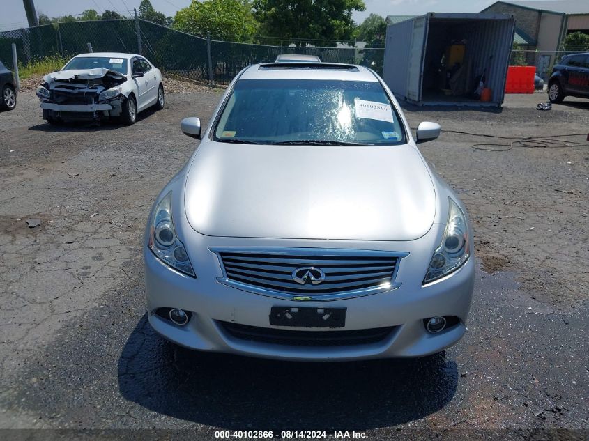 2012 Infiniti G37X VIN: JN1CV6AR1CM670431 Lot: 40102866