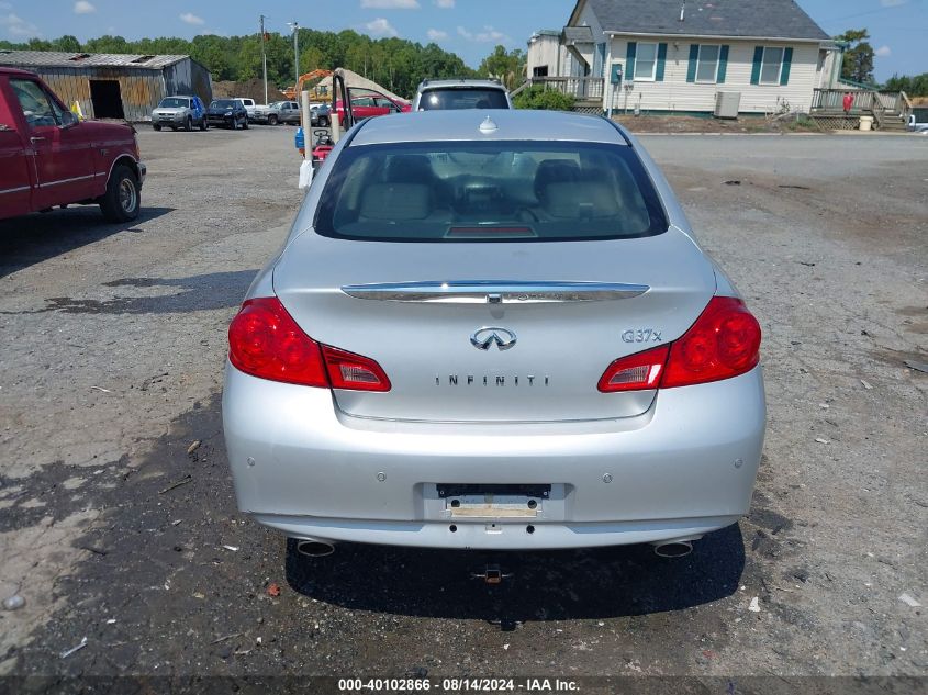 2012 Infiniti G37X VIN: JN1CV6AR1CM670431 Lot: 40102866