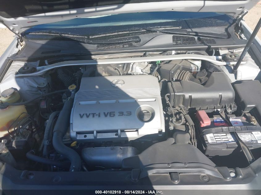 2006 Lexus Es 330 VIN: JTHBA30G565165427 Lot: 40102918