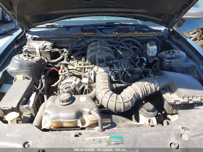 2010 Ford Mustang V6/V6 Premium VIN: 1ZVBP8AN7A5176350 Lot: 40102926