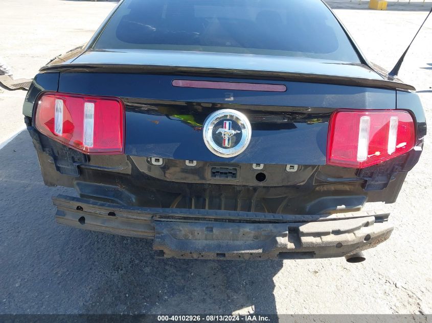 2010 Ford Mustang V6/V6 Premium VIN: 1ZVBP8AN7A5176350 Lot: 40102926