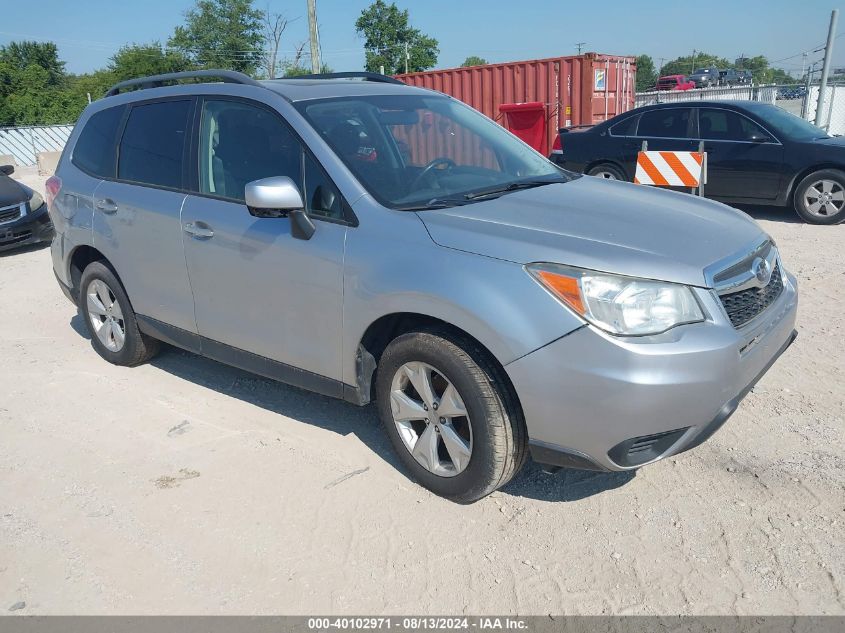 2014 Subaru Forester 2.5I Premium VIN: JF2SJADC4EH485382 Lot: 40102971