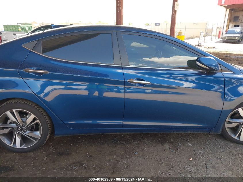 2014 Hyundai Elantra Limited VIN: KMHDH4AE7EU067363 Lot: 40102989