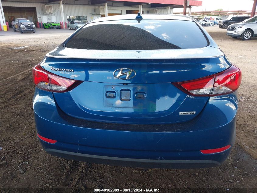 2014 Hyundai Elantra Limited VIN: KMHDH4AE7EU067363 Lot: 40102989