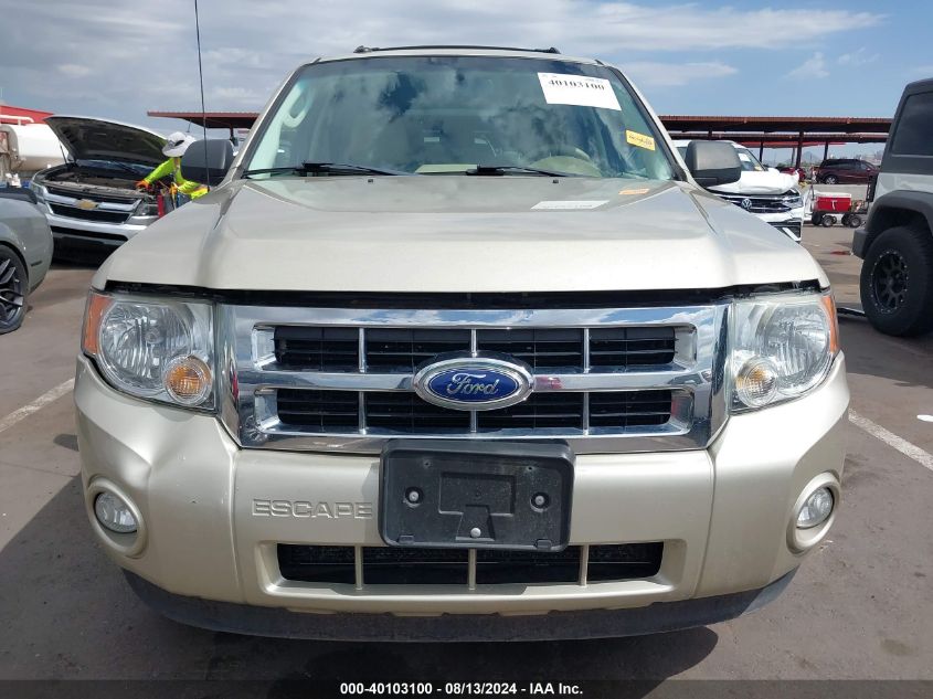 2011 Ford Escape Xlt VIN: 1FMCU9D75BKA68309 Lot: 40103100