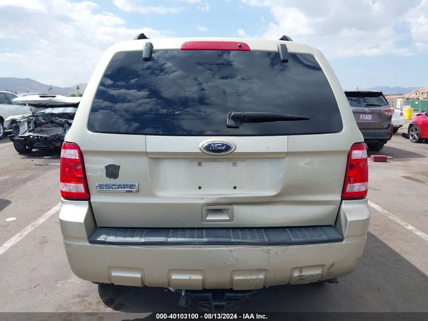 2011 Ford Escape Xlt VIN: 1FMCU9D75BKA68309 Lot: 40103100