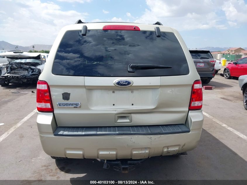 2011 Ford Escape Xlt VIN: 1FMCU9D75BKA68309 Lot: 40103100