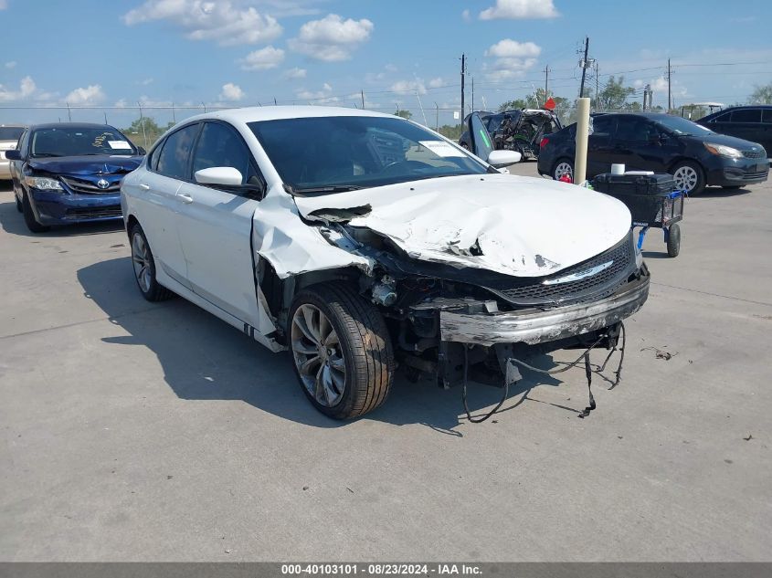 2015 Chrysler 200 S VIN: 1C3CCCBGXFN706053 Lot: 40103101