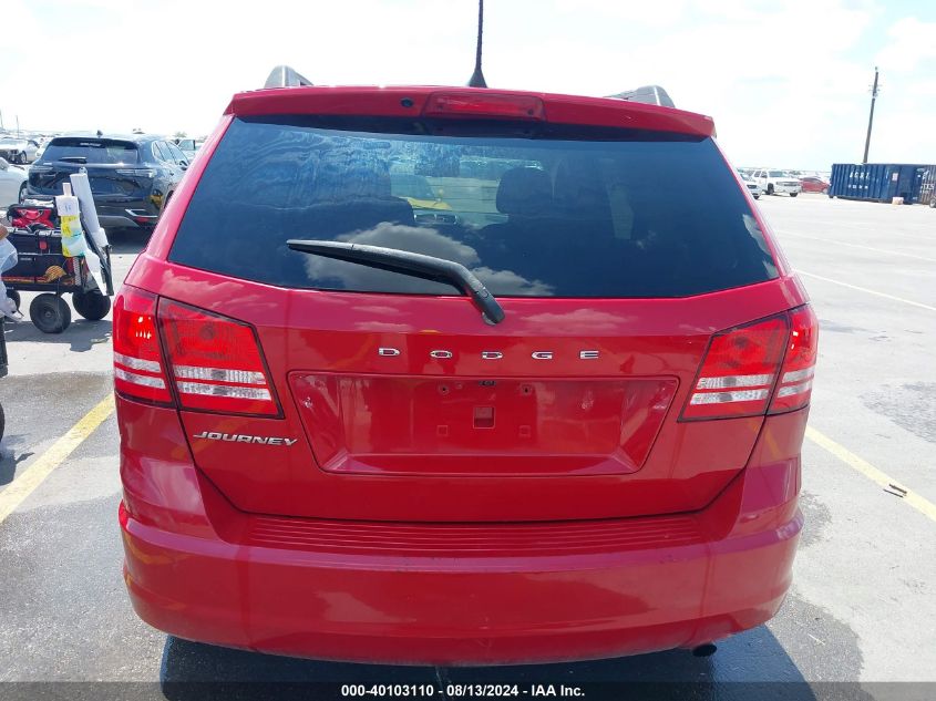 2018 Dodge Journey Se VIN: 3C4PDCAB0JT474295 Lot: 40103110