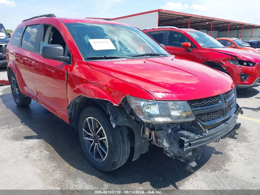 2018 Dodge Journey Se VIN: 3C4PDCAB0JT474295 Lot: 40103110