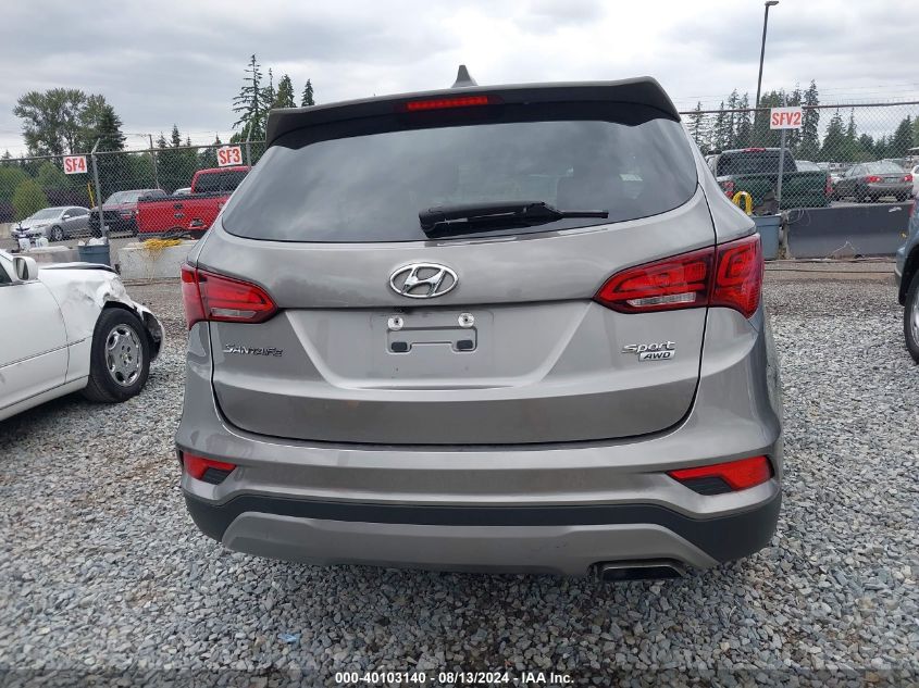 2017 Hyundai Santa Fe Sport 2.4L VIN: 5NMZTDLB8HH001136 Lot: 40103140