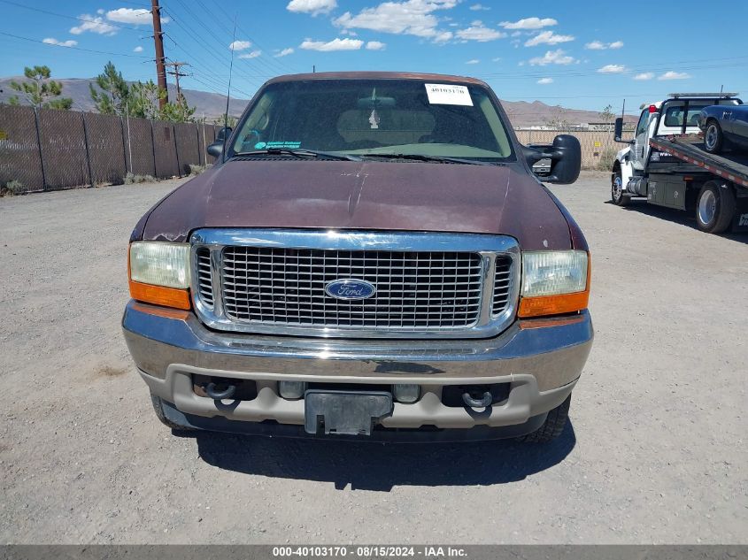2001 Ford Excursion Limited VIN: 1FMNU43S21EC27687 Lot: 40103170