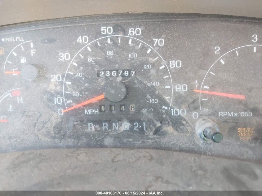 2001 Ford Excursion Limited VIN: 1FMNU43S21EC27687 Lot: 40103170