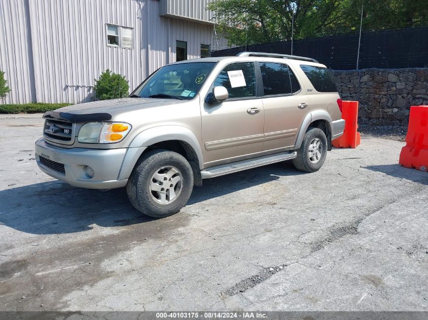 2003 Toyota Sequoia Sr5 VIN: 5TDBT44AX3S183323 Lot: 40103175