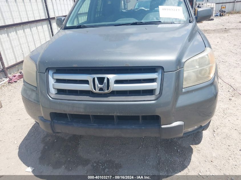 2007 Honda Pilot Ex VIN: 5FNYF28477B020357 Lot: 40103217