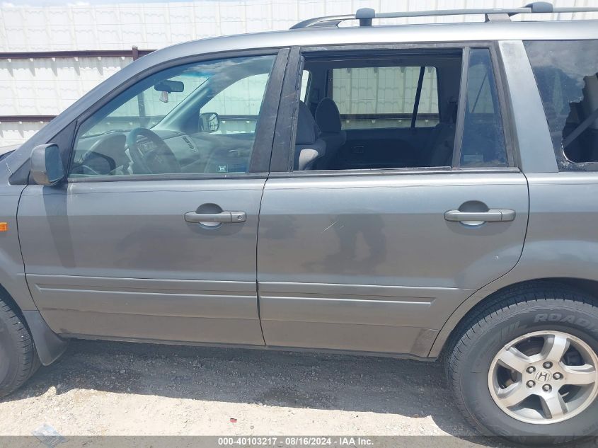 2007 Honda Pilot Ex VIN: 5FNYF28477B020357 Lot: 40103217