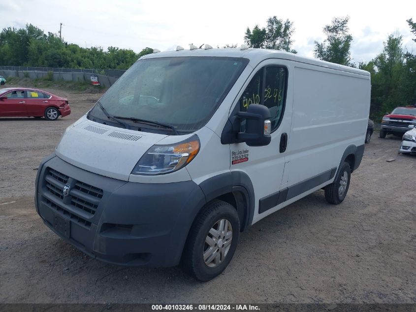 2014 Ram Promaster 1500 Low Roof VIN: 3C6TRVAG6EE109564 Lot: 40103246