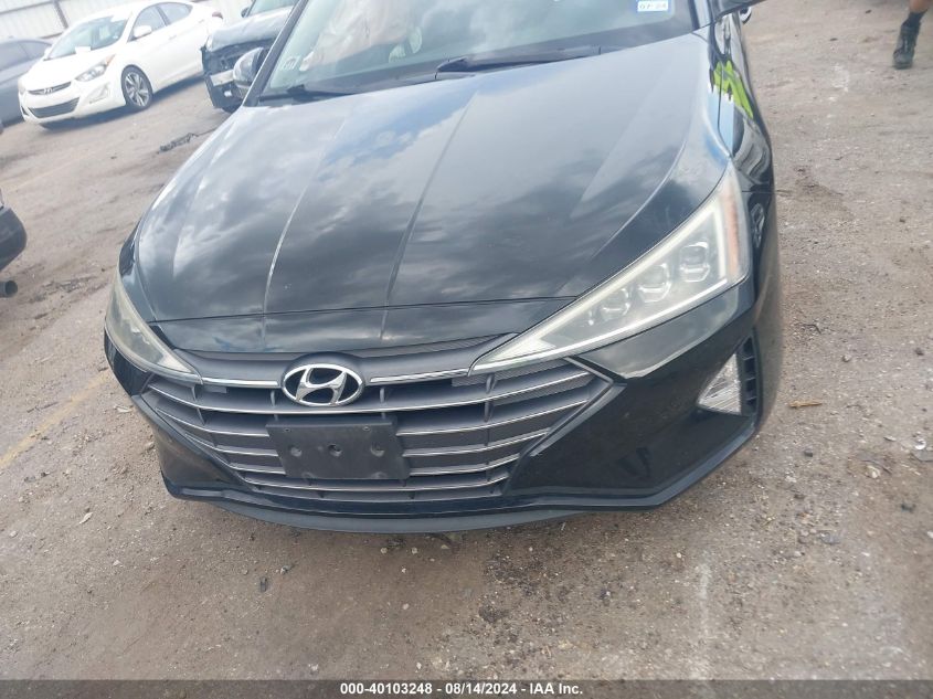 2019 Hyundai Elantra Limited VIN: KMHD84LF9KU790455 Lot: 40103248