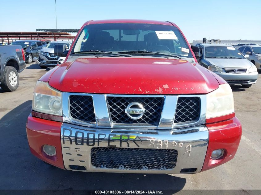 2008 Nissan Titan Xe VIN: 1N6AA06A28N338027 Lot: 40103306