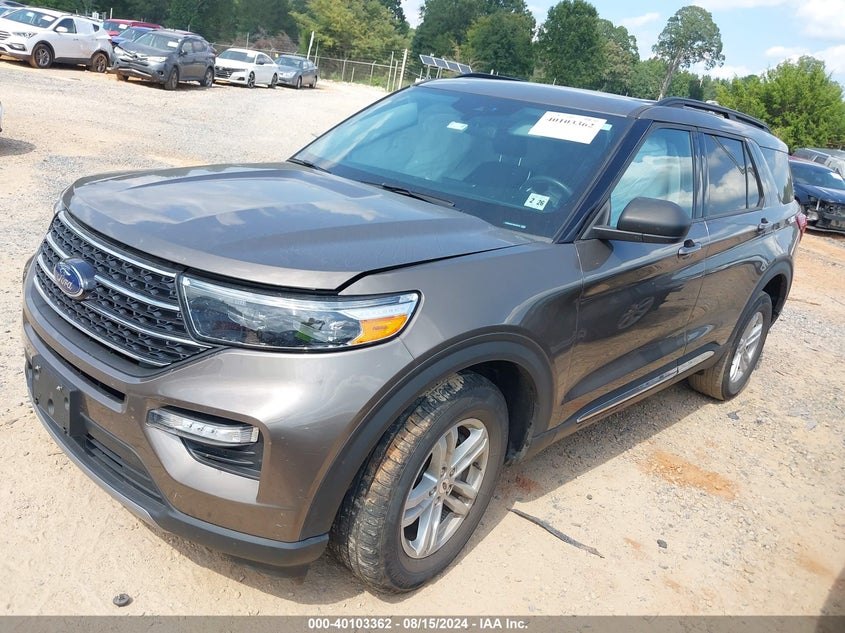 VIN 1FMSK8DH7MGA53918 2021 FORD EXPLORER XLT