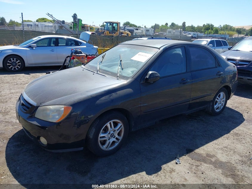2004 Kia Spectra Ex/Lx VIN: KNAFE122545052696 Lot: 40103363