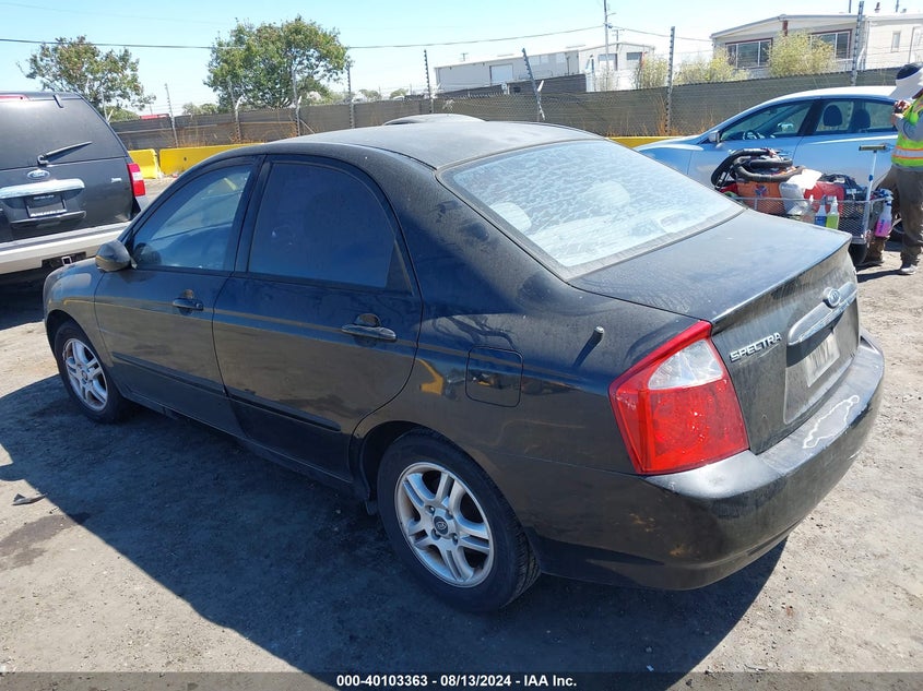 2004 Kia Spectra Ex/Lx VIN: KNAFE122545052696 Lot: 40103363