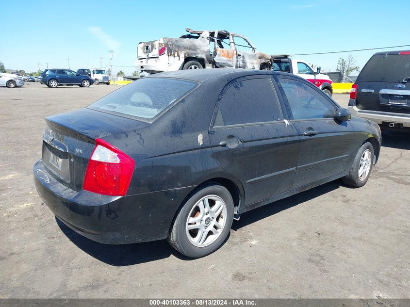 2004 Kia Spectra Ex/Lx VIN: KNAFE122545052696 Lot: 40103363