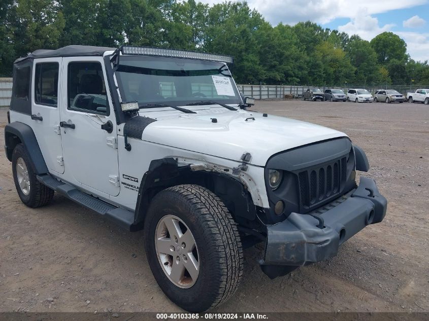 2013 Jeep Wrangler Unlimited Sport VIN: 1C4BJWDG2DL564382 Lot: 40103365