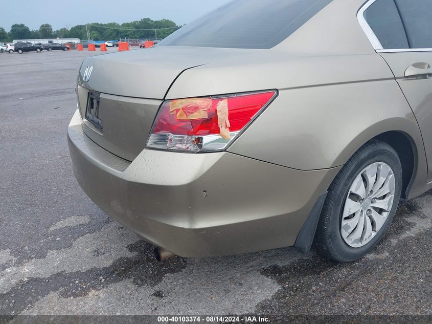 2010 Honda Accord 2.4 Lx VIN: 1HGCP2F33AA059952 Lot: 40103374