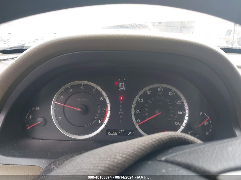 2010 Honda Accord 2.4 Lx VIN: 1HGCP2F33AA059952 Lot: 40103374