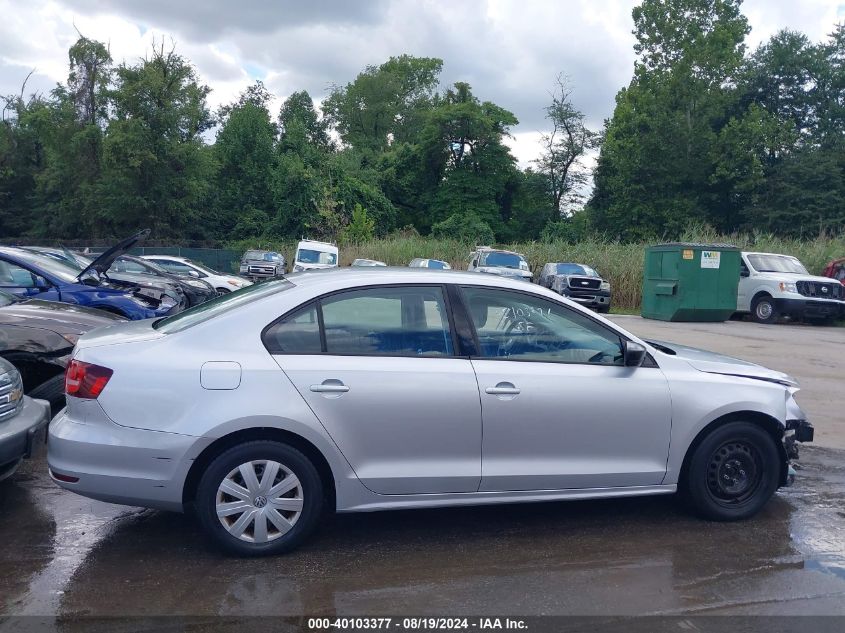 2016 Volkswagen Jetta 1.4T S VIN: 3VW267AJ5GM327618 Lot: 40103377