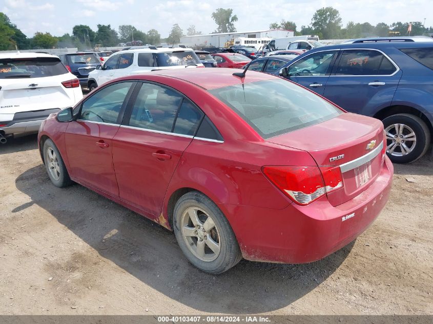 2014 Chevrolet Cruze Lt VIN: 1G1PC5SB3E71911TS Lot: 40103407