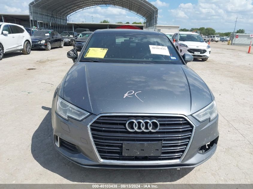 2018 Audi A3 2.0T Premium/2.0T Tech Premium VIN: WAUAUGFF7J1039268 Lot: 40103435