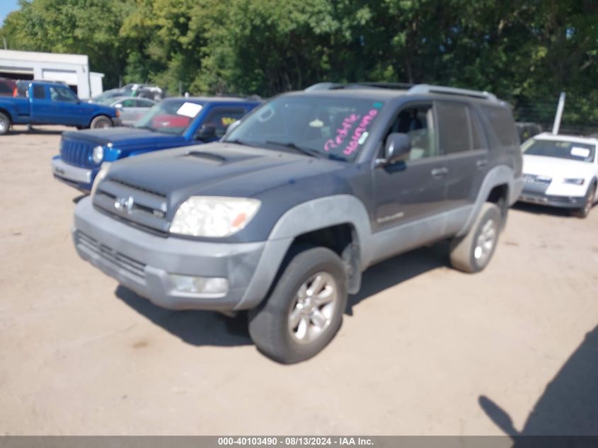 2003 Toyota 4Runner Sr5 Sport V8 VIN: JTEBT14R630021112 Lot: 40103490