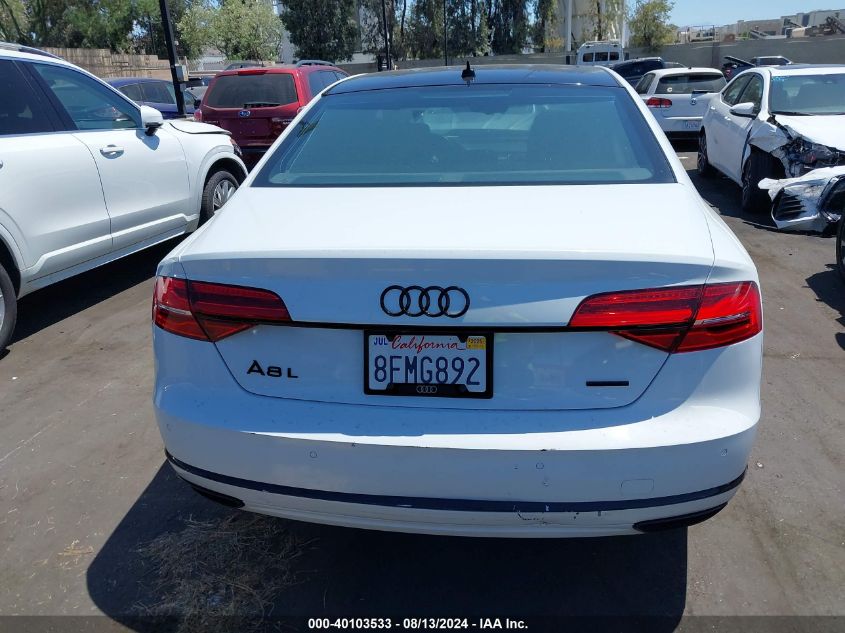 2015 Audi A8 L 3.0T VIN: WAU3GAFD6FN033084 Lot: 40103533