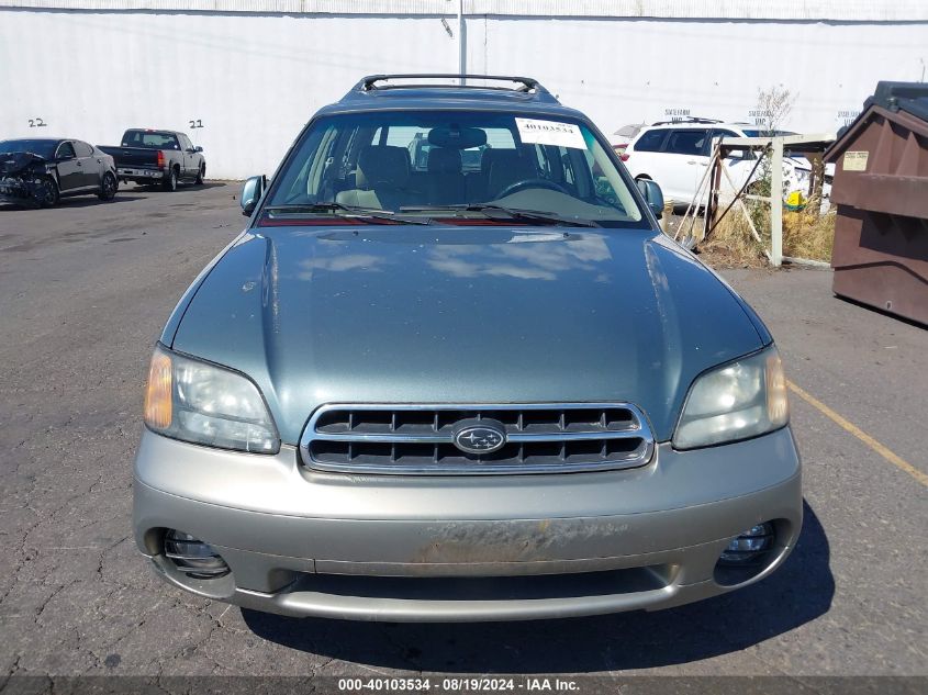 2001 Subaru Outback Limited VIN: 4S3BH686917678204 Lot: 40103534