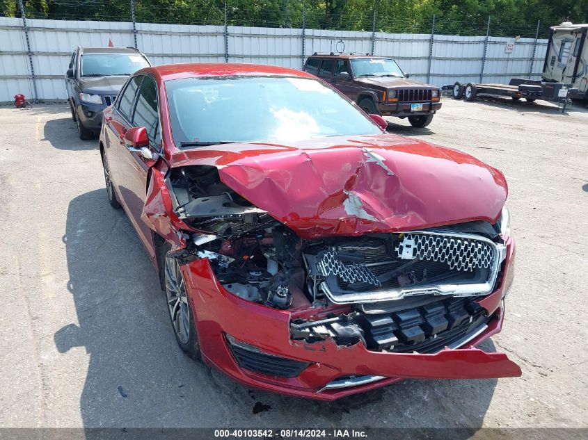 2017 Lincoln Mkz Select VIN: 3LN6L5C92HR660539 Lot: 40103542