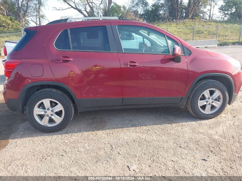 2022 Chevrolet Trax Awd Lt VIN: KL7CJPSM7NB525116 Lot: 40103545