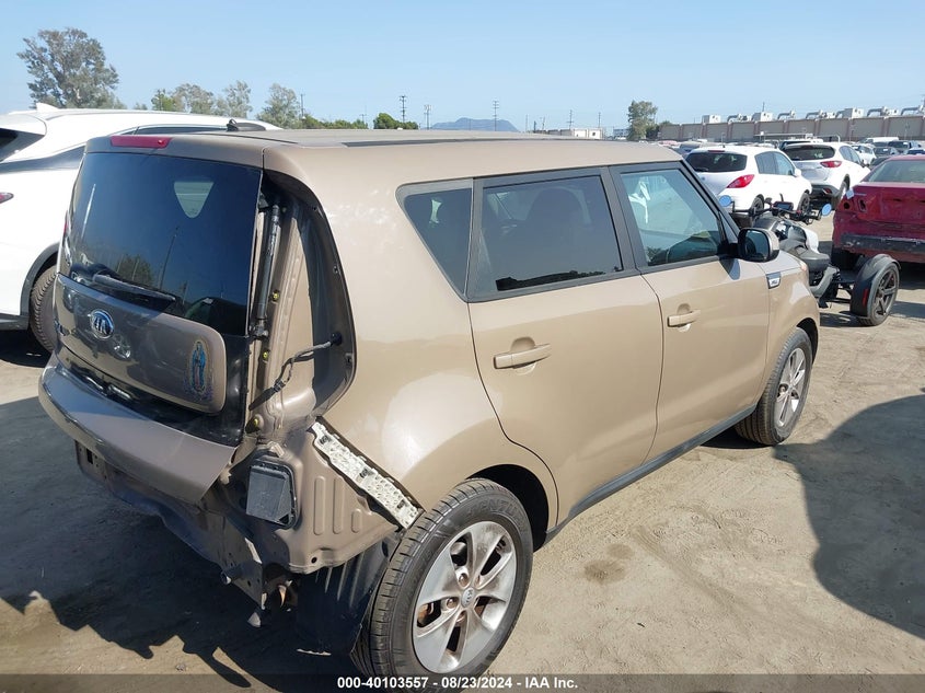 Vin: kndjn2a2xg7290850, lot: 40591223, kia soul 20164