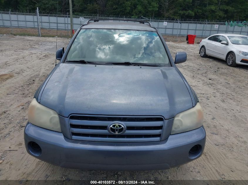 2006 Toyota Highlander VIN: JTEGD21A560152592 Lot: 40103572