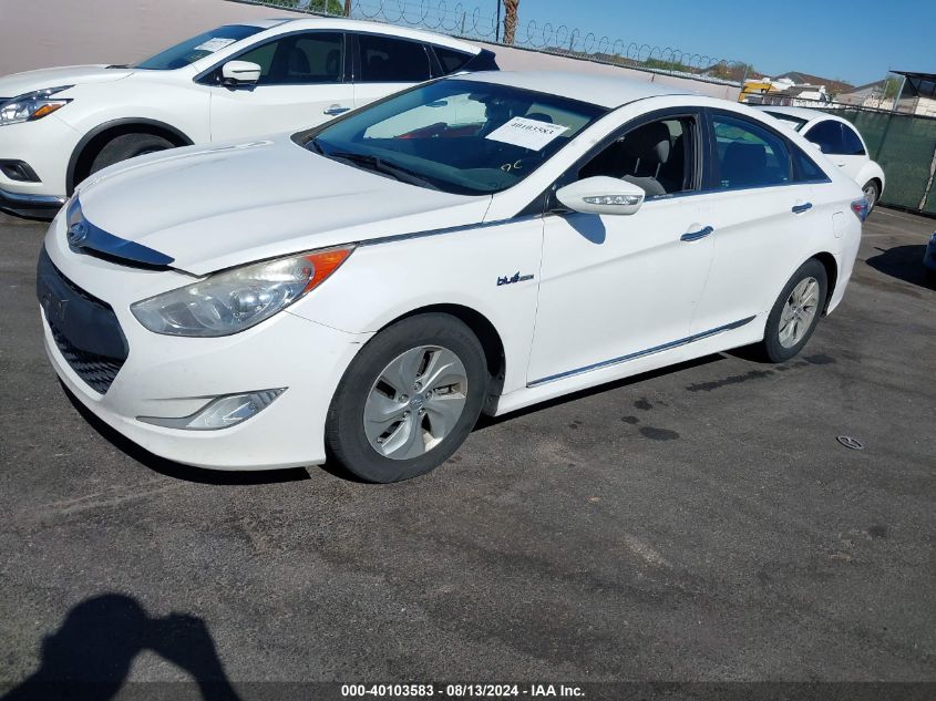 2014 Hyundai Sonata Hybrid VIN: KMHEC4A44EA116434 Lot: 40103583