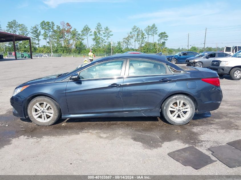 2014 Hyundai Sonata Gls VIN: 5NPEB4AC8EH846113 Lot: 40103587