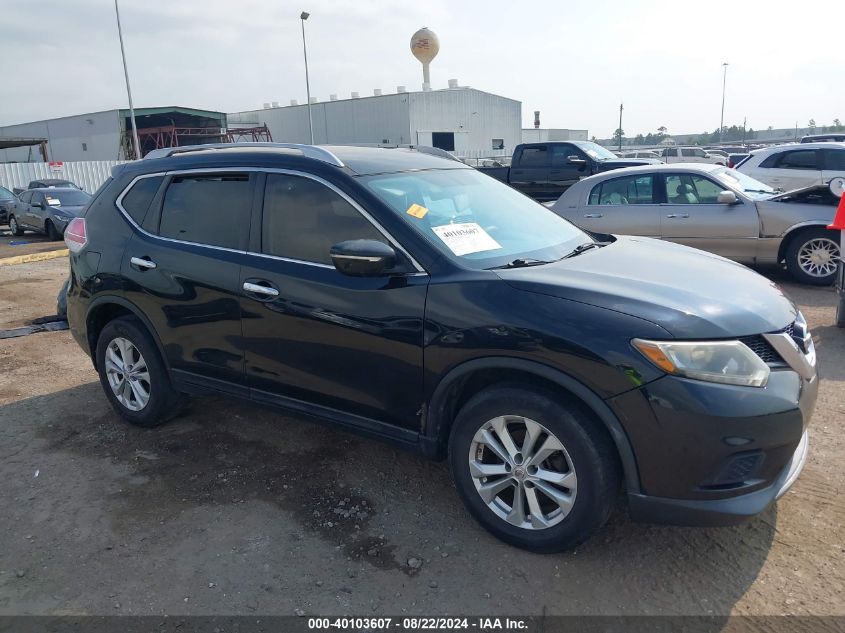 2015 Nissan Rogue Sv VIN: KNMAT2MT2FP559321 Lot: 40103607