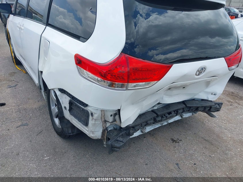 2011 Toyota Sienna Le V6 VIN: 5TDKK3DC7BS035269 Lot: 40103619