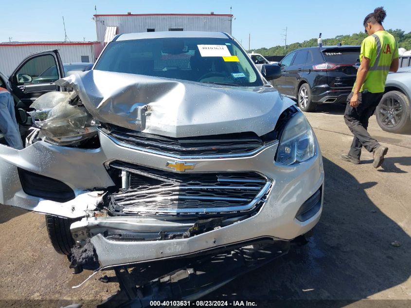 2016 Chevrolet Equinox Ls VIN: 2GNFLEEK2G6360629 Lot: 40103631