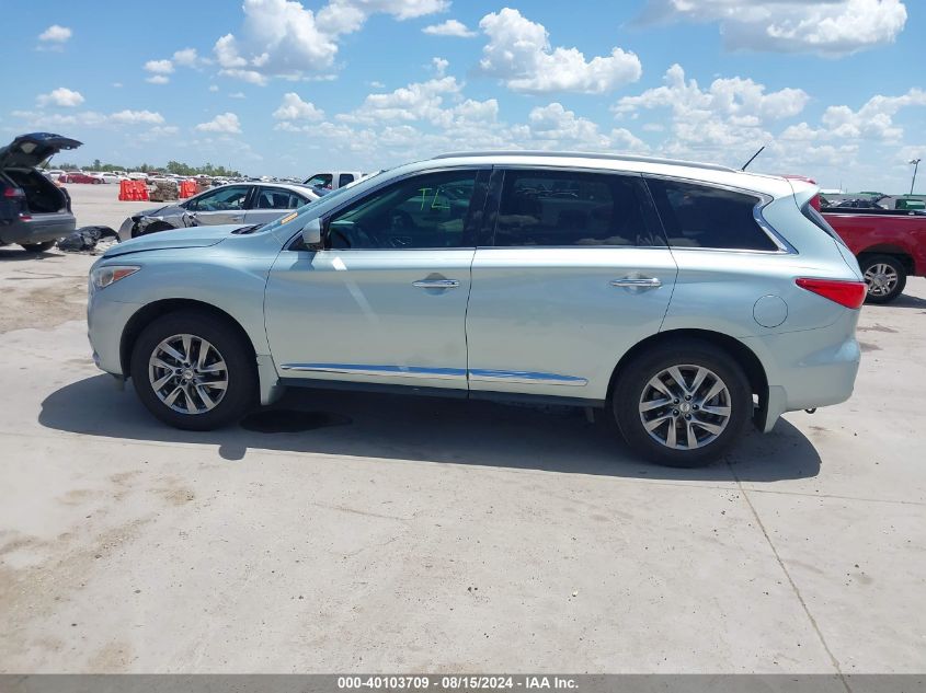 2013 Infiniti Jx35 VIN: 5N1AL0MNXDC353444 Lot: 40103709